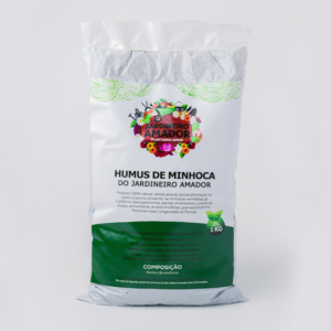 Húmus de Minhoca do Jardineiro Amador